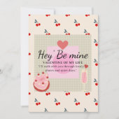 Hey" Be My Valentine シーズンカード (正面)