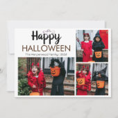 Hey Booハロウィン不気味ファミリー3写真 シーズンカード (正面)