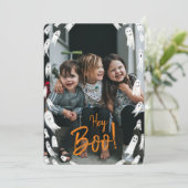 Hey Booハロウィーン幽霊フォトカード シーズンカード (スタンド正面)