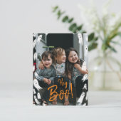 Hey Booハロウィーン幽霊フォトカード ポストカード (スタンド正面)