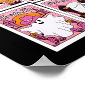 Hey Boo悪いブーブーBooハロウィーンのぞき ポスター (角)