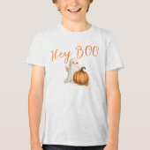 Hey BOO ゴーストパンプキン トライブレンドTシャツ (正面)