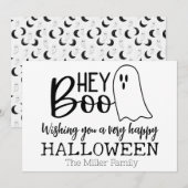 Hey Boo - A Gholy Greeting シーズンカード (正面/裏面)