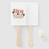 Hey Boo Boho Halloween Hey Boo Ghost ハンドファン (正面&裏面)