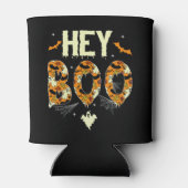 Hey Boo Cute Halloween Gift – Ghosts & Bats 缶クーラー (裏面)