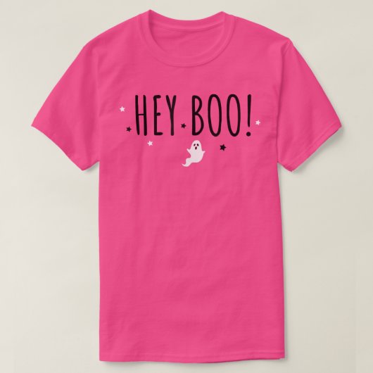 Hey Boo, Cute Spoopy Ghost T-shirt 4579 Tシャツ (デザイン正面)