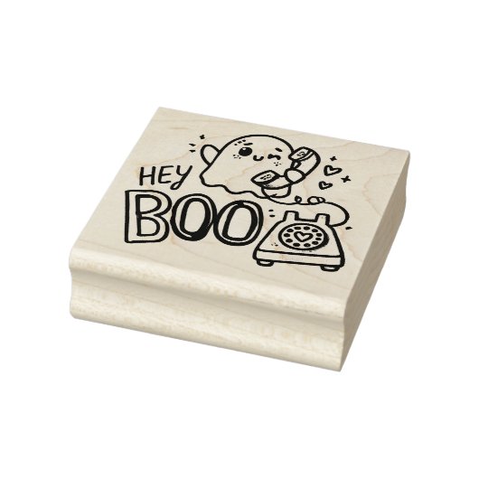 Hey Boo - Ghosted with Love ラバースタンプ (スタンプ)