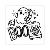 Hey Boo - Ghosted with Love ラバースタンプ (インプリント)