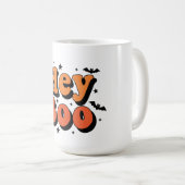 Hey Boo Mug – かわいいハロウィーンコーヒーカップ コーヒーマグカップ (正面右)