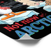 Hey Buddy W Ck Some Snowberries Not Now Arctic Puf ポスター (角)