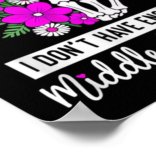 Hey Cancer I Don't Have Enough Middle Fingers For  ポスター (角)