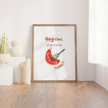 Hey Chef – Funny Kitchen Poster for Home Cooks ポスター<br><div class="desc">Designed to bring a smile to your shared kitchen moments. This funny and minimalist kitchen poster is perfect for home cooks who love cooking (and laughing) together. Whether you're sharing recipes with a partner, friend, or family member, this playful print adds a warm and stylish touch to your kitchen space....</div>