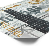 Hey Chicago Vintage ポスター (角)