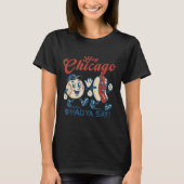 Hey Chicago Whadya Say Hot Dog Baseball Graphic  Tシャツ (正面)