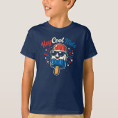 Hey Cool Kids | 7月4日 キッズ Tシャツ (正面)