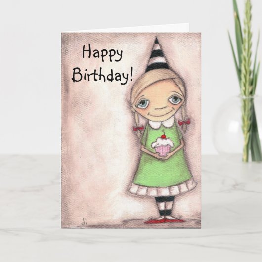 Hey Cupcake -誕生日カード カード (正面)