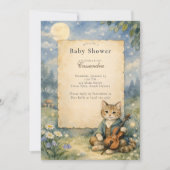 Hey Diddle Diddle Cat & Fiddle Baby Shower  招待状 (正面)