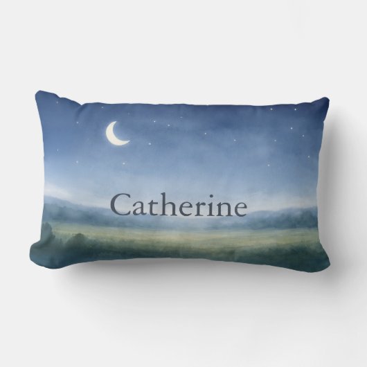 Hey Diddle Diddle Nursery Rhyme Lumbar Pillow ランバークッション (正面)