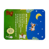 Hey Diddle Diddle Nursery Rhyme Magnet マグネット (横)