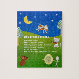 Hey Diddle Diddle Nursery Rhyme Puzzle ジグソーパズル