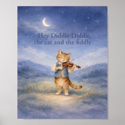 Hey Diddle Diddle – The Cat and the Fiddle ポスター (正面)