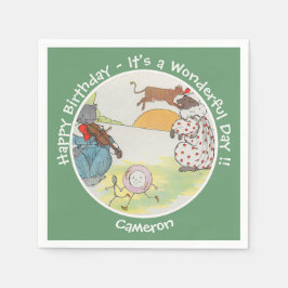 Hey Didle Didle誕生日パーティコレクション スタンダードカクテルナプキン