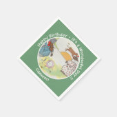Hey Didle Didle誕生日パーティコレクション スタンダードカクテルナプキン (角)