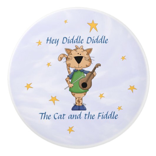 Hey Didle Didle - The Cat and the Fiddle Cera セラミックノブ (正面)