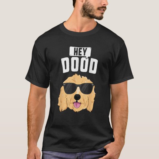 Hey Dod T Shirt Kids Girls クール Goldendoodle Tシャツ (正面)
