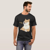 Hey Doge Meme Crossed Arm Shiba Inu Cute Dog Tシャツ (正面フル)