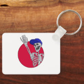 Hey FriendsとクールSkeletonおもしろい キーホルダー (正面)