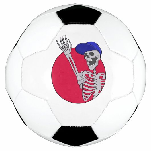 Hey FriendsとクールSkeletonおもしろい サッカーボール (正面)