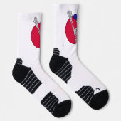 Hey FriendsとクールSkeletonおもしろい ソックス (右)