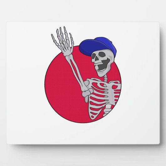 Hey FriendsとクールSkeletonおもしろい フォトプラーク (正面)