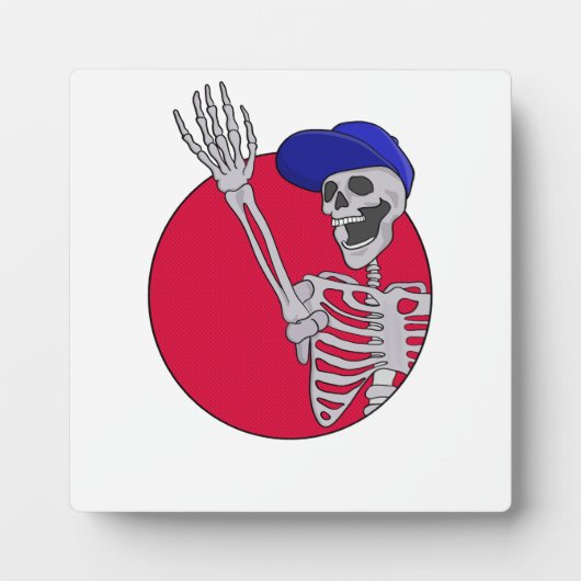 Hey FriendsとクールSkeletonおもしろい フォトプラーク (正面)