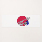 Hey FriendsとクールSkeletonおもしろい ヨガマット (裏面(横))