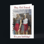 HEY GIRL FRIEND-IT'S YOUR誕生日(LET S SHOP) カード<br><div class="desc">ダメージを与える…我々は全て1回または2回のショッピングを我々の女の子の友人と持っている。おもしろいを持って、彼女の特別な日に彼女最高ののギャルフレンドにマネキンを送る！</div>