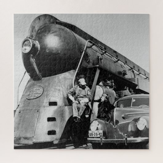 Hey Good Lookin'ヴィンテージニューヨーク中央鉄道 ジグソーパズル (縦)