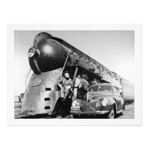 Hey Good Lookin'ヴィンテージニューヨーク中央鉄道 フォトプリント