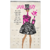 Hey Gurl 2026 12-Month Calendar カレンダー (1月 2027)