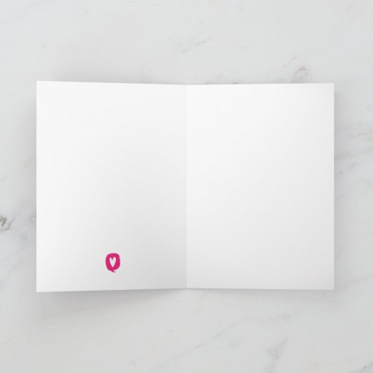 Hey Gurl Hey – 私はいつも君を頼ることができる… サンキューカード (内部)