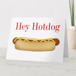 Hey Hot Dog BIG Greeting Card - SRF カード