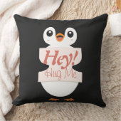 Hey! Hug Me - penguin costume personalization クッション (ブランケット)