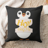 Hey! Hug Me - penguin costume personalization クッション (ブランケット)