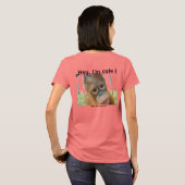 Hey, I'm Cute Orangutan Tシャツ (裏面フル)