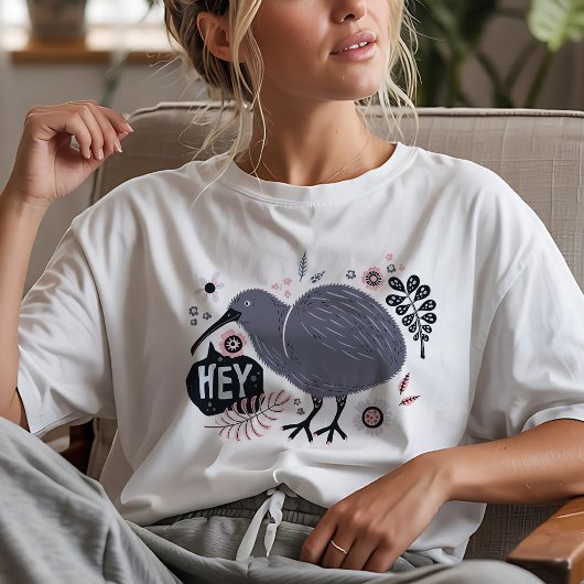 Hey Kiwi, New Zealand Tシャツ