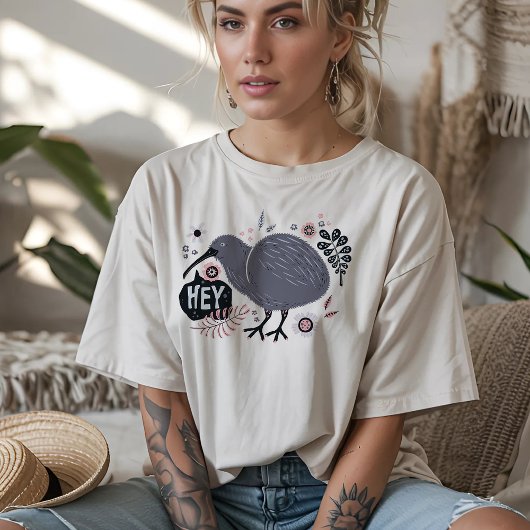 Hey Kiwi, New Zealand Tシャツ