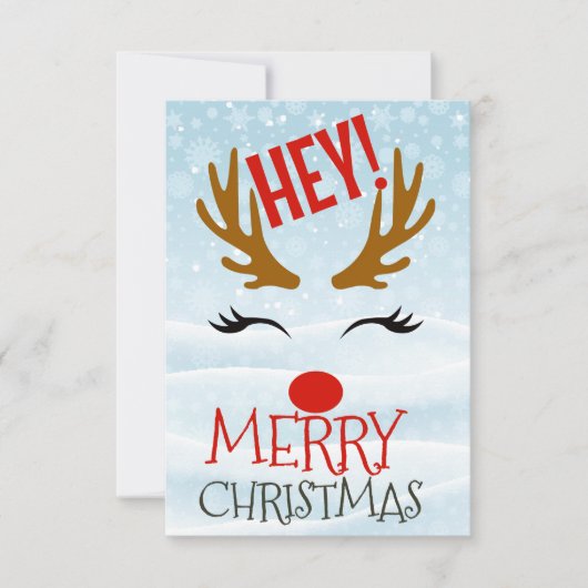 Hey! Merry Christmas サンキューカード (正面)
