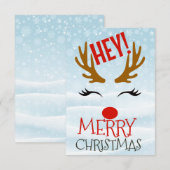 Hey! Merry Christmas サンキューカード (正面/裏面)