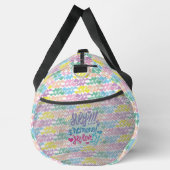 HEY!!! NO MONEY YES LOVE(LOVELY) BY MASANSER ダッフルバッグ (右)